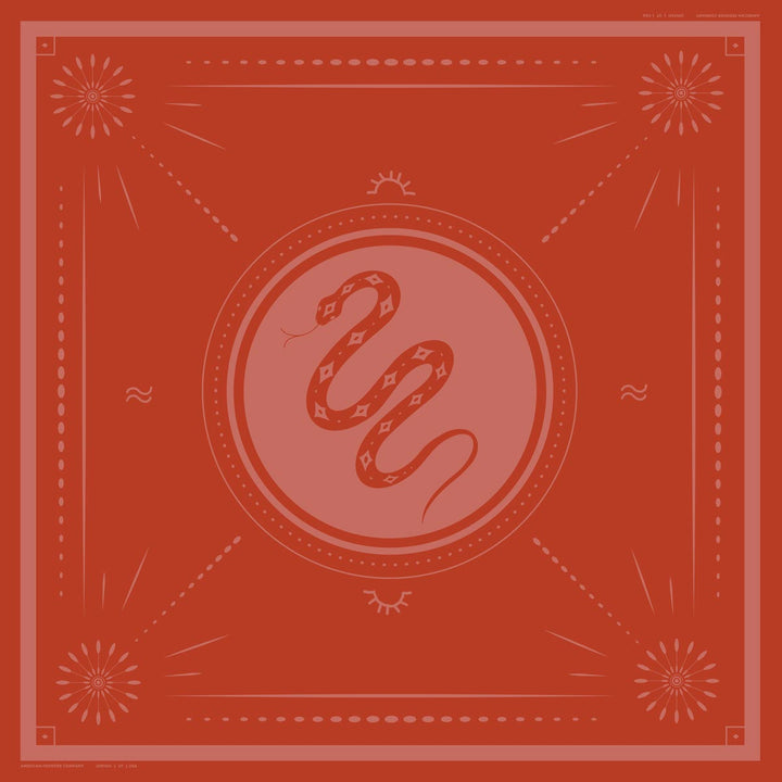 Red Snake Wild Rag